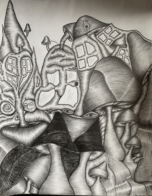 Kunstwerk von Garo - Der schwarze Mann